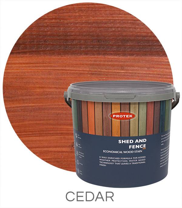 Cedar woodstain & protect
