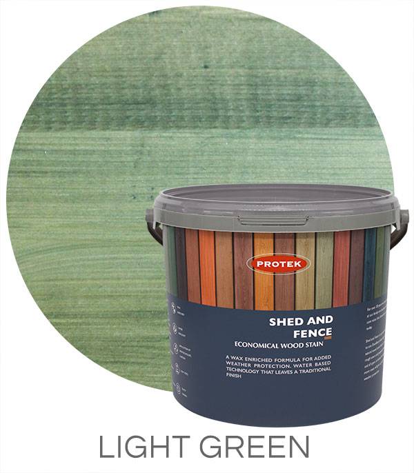 Light Green woodstain & protect