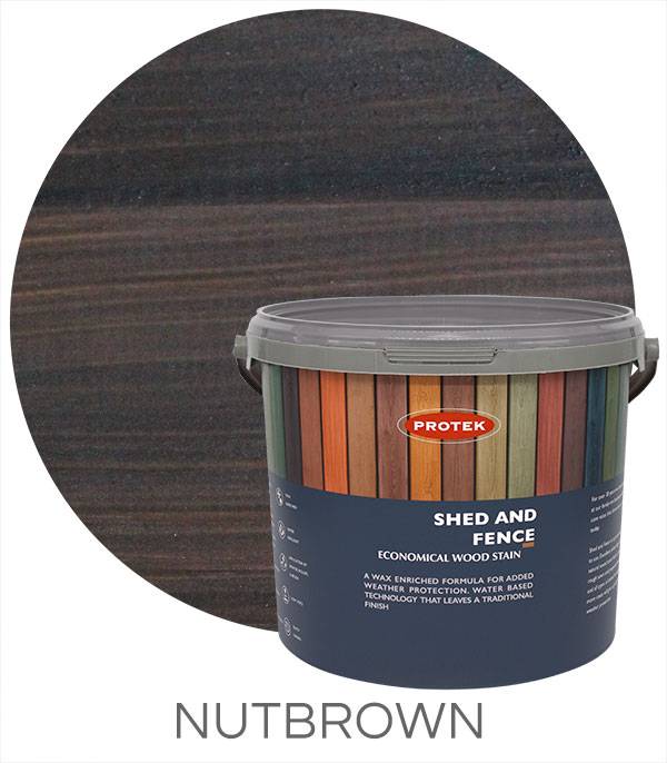 Nut Brown woodstain & protect