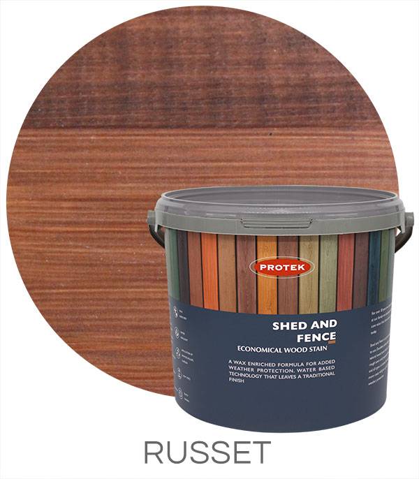 Russet woodstain & protect