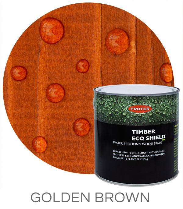 Golden Brown woodstain & protect