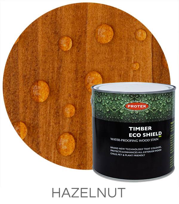 Hazelnut woodstain & protect
